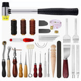 Handmade Leather DIY Making Tool Set, 35pcs/ Set