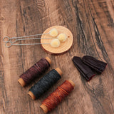 Handmade Leather DIY Making Tool Set, 35pcs/ Set