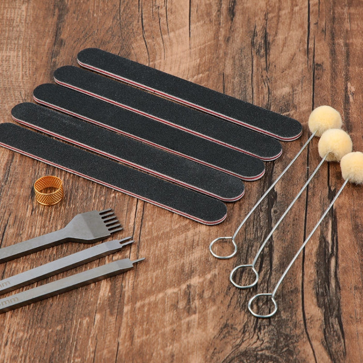 Handmade Leather DIY Making Tool Set, 35pcs/ Set