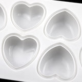 8 Grids Heart Silicone Chocolate Mold Handmade Aroma Soap Mould, 8 Grids Heart