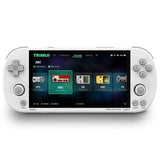 Trimui Smart Pro 4.96 Inch IPS Screen Handheld Game Console Open Source Linux System, 64G, 128G, 256G 64G White