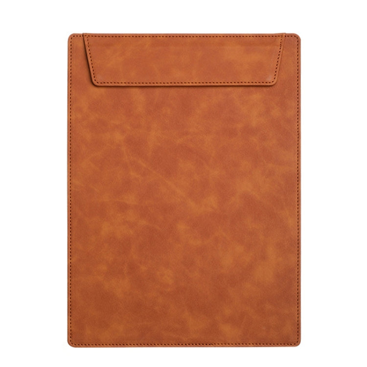 PU Leather A4 Clipboards Magnetic File Folder Office Stationery Supplies, Black, Brown, Coffee