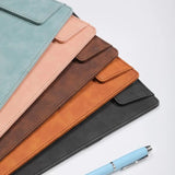 PU Leather A4 Clipboards Magnetic File Folder Office Stationery Supplies, Black, Brown, Coffee