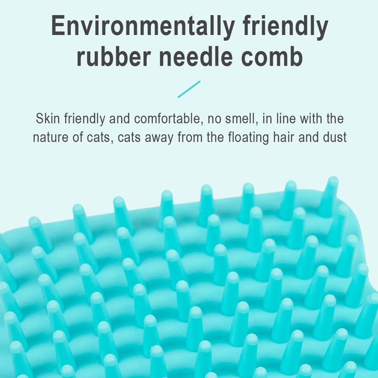 3pcs Pet Table Leg Hair Rubbing Massage Brush Cat Scratcher, Mint Green, Grey, Orange