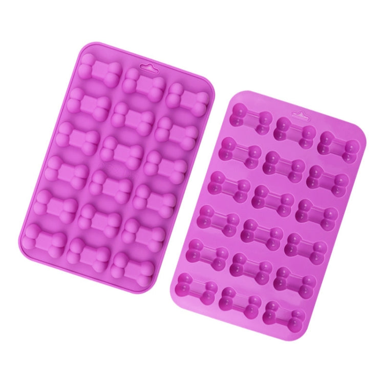 18 Grids Dog Bone Silicone Baking Cake Molds DIY Fire Paint Wax Mould, 18 Grids Dog Bone