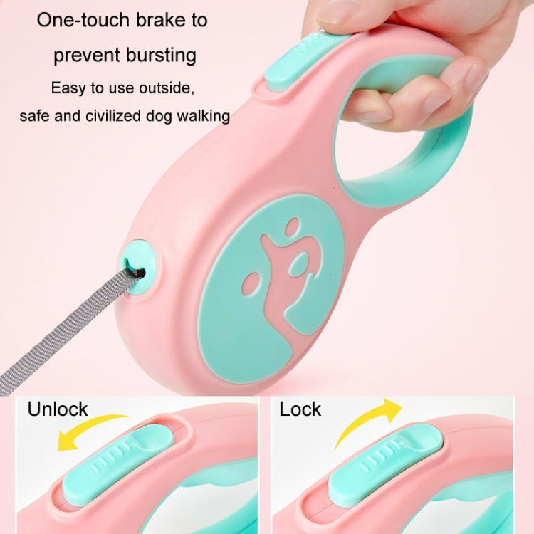 Small And Medium Dog Walking Leash Automatic Retractable Portable Pet Leash, 5m