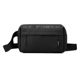 WEPOWER Men Casual Single Shoulder Crossbody Bag Functional Style Chest Bag