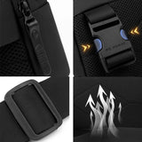 WEPOWER Men Casual Single Shoulder Crossbody Bag Functional Style Chest Bag