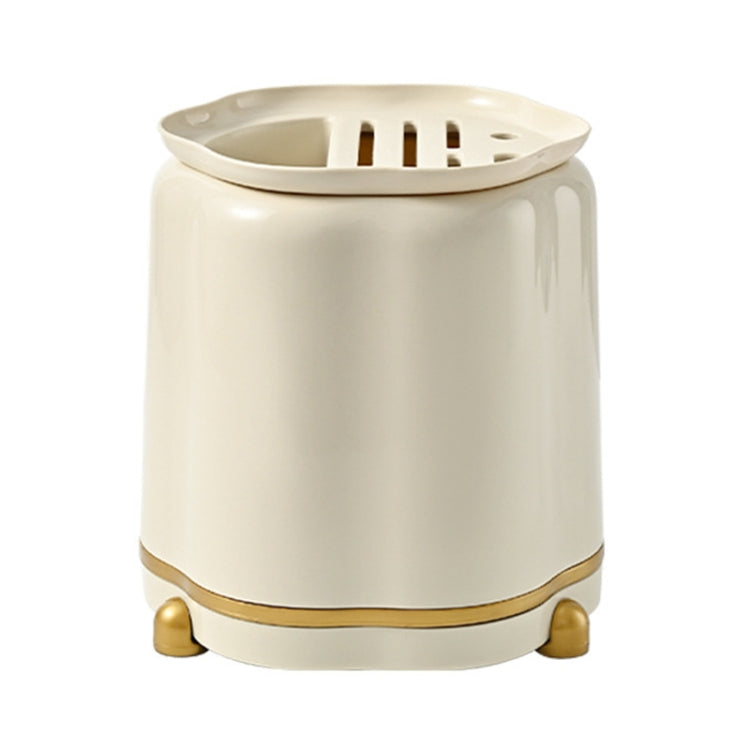 Kitchen Rotating Knife Rack Multi-functional Cutlery Shelf Home All-in-One Chopsticks Storage Rack