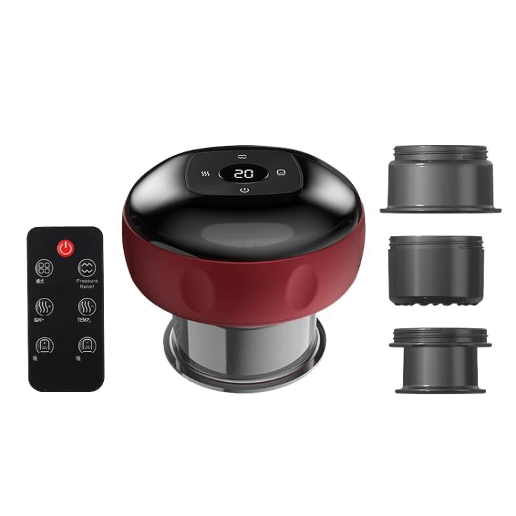 12-speed Remote Control Cupping Therapy Massager Set with 3 Cups