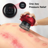 12-speed Remote Control Cupping Therapy Massager Set with 3 Cups