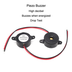 SFM-20B DC3-24V 95dB High Decibel Continuous Sound Alarm Active Piezo Buzzer, SFM-20B DC3-24V 95dB - Zen Craft