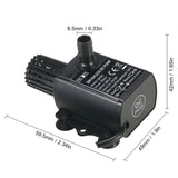 DC12V Micro Brushless Cold Water Circulating Fountain Water Pump, QR50C