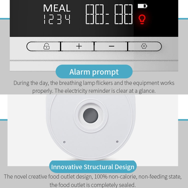 USB Direct Plug / Battery Dual-Use Automatic Fish Feeder Timing Dosing Feeder, O2