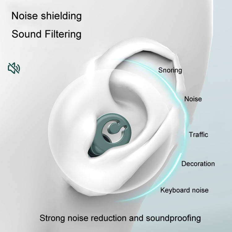 Silicone Sleep Soundproof Noise Reducing Earplugs Swimming Waterproof Earplugs