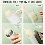 Long Handle Removable Sponge Mug Brush Household Cup Cleaning Brush