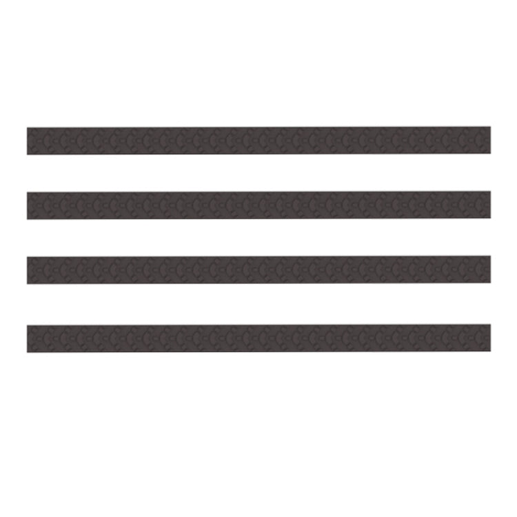 4pcs/ Set Cuttable Trolley Caster Cases Universal Wheel Silent Noise Reducing Silicone Protective Covers