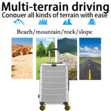 4pcs/ Set Cuttable Trolley Caster Cases Universal Wheel Silent Noise Reducing Silicone Protective Covers