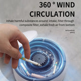 Rechargeable Ashtray Air Purifier Car Smoking Tank To Remove Smoke Odor