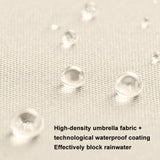16 Bones Rain Shine Dual Use Automatic Umbrella Wind-resistant Reinforced Sunshade Umbrella, 16 Bones