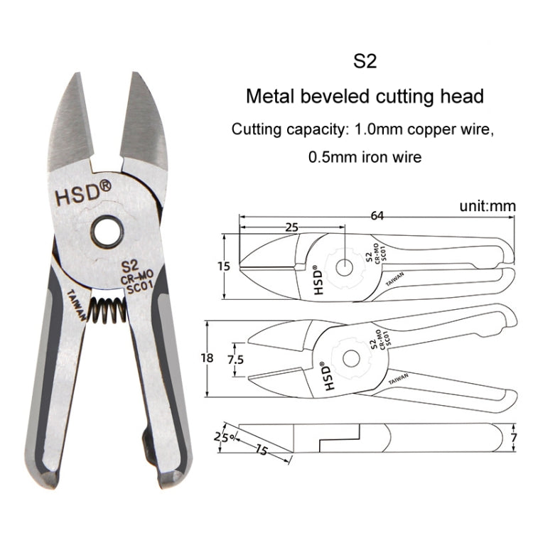 Pneumatic Scissor Blade Cutting Metal Plastic Model Shears Tool, HSD S2, HSD S2.1, HSD S2S, HSD F1, HSD F1S