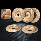 100mm Woodworking Sanding And Shaping Plate Angle Grinder Sanding And Polishing Prick Disc, Beveled, Arc, Flat