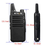 RETEVIS RT22 Hotel Mini Charging Two-Way Wireless Intercom Walkie Talkie