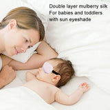 Baby Blackout Sun Eyeshade Baby UV Silk Mask