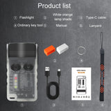 V20 Portable Keychain Light Rechargeable Bright Mini Flashlight