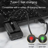 V20 Portable Keychain Light Rechargeable Bright Mini Flashlight