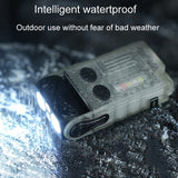 V20 Portable Keychain Light Rechargeable Bright Mini Flashlight