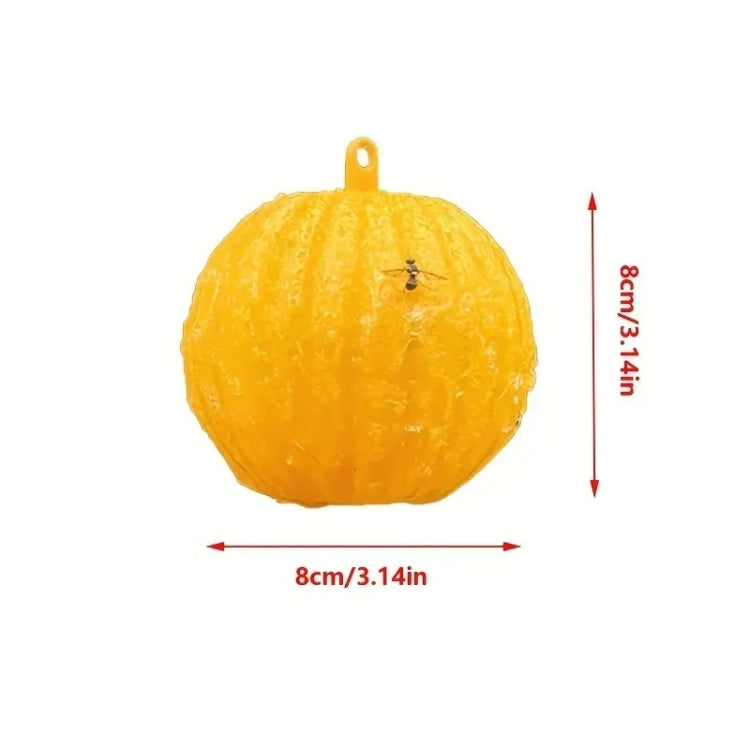 Outdoor Fruit Fly Mosquito Citrus Trap Sticky Ball, Yellow