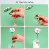 Stainless Steel Thermometer with Pot Clip for Frying, Cooking, Turkey, Food, Milk, 20cm Long Stem, 30cm Long Stem, 40cm Long Stem