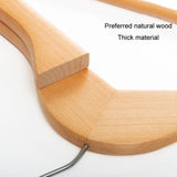 Solid Wooden Clothes Rack Anti-skid Clothes Hanger