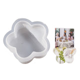 2pcs Business Card Holder Photo Clip Mold DIY Crystal Glue Resin Mold, Semicircle 003, Flower 004, Heart Shape 001, Hexagon 002, Clouds 005, Rainbow 006