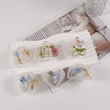 2pcs Business Card Holder Photo Clip Mold DIY Crystal Glue Resin Mold, Semicircle 003, Flower 004, Heart Shape 001, Hexagon 002, Clouds 005, Rainbow 006