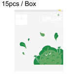 Household Food Sealing Storage Bag Refrigerator Zipper Fresh Pocket, Medium 20pcs / Box, Large 15pcs / Box