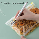 Household Food Sealing Storage Bag Refrigerator Zipper Fresh Pocket, Medium 20pcs / Box, Large 15pcs / Box