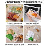 Household Food Sealing Storage Bag Refrigerator Zipper Fresh Pocket, Medium 20pcs / Box, Large 15pcs / Box