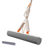 Household Water Absorbent Telescopic Pole Mop Lazy Hands-Free Folding Mop Random Color Delivery, 28cm+1 Cotton Head, 28cm+2 Cotton Heads, 28cm+3 Cotton Heads, 35cm+1 Cotton Head, 35cm+2 Cotton Heads