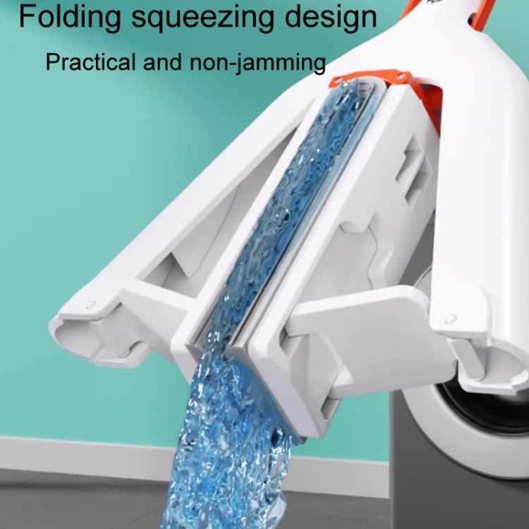 Household Water Absorbent Telescopic Pole Mop Lazy Hands-Free Folding Mop Random Color Delivery, 28cm+1 Cotton Head, 28cm+2 Cotton Heads, 28cm+3 Cotton Heads, 35cm+1 Cotton Head, 35cm+2 Cotton Heads