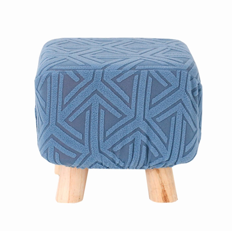 Stretch Universal All-Inclusive Stool Cover Household Seat Dust-Proof Protector, Square Lake Blue, Square Gray, Round Orange, Round Lake Blue, Round Gray