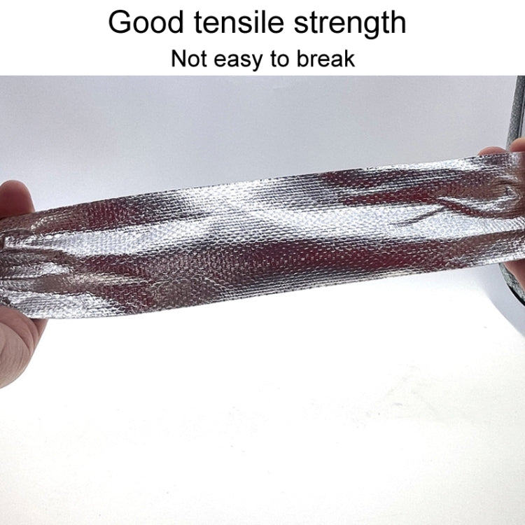 0.15mm Glass Fiber Cloth Aluminum Foil Tape Air- Conditioning Pipe Waterproof Seam Sealing Tape, 3cm x 5m, 3cm x 10m, 3cm x 20m, 5cm x 5m, 5cm x 10m, 5cm x 20m