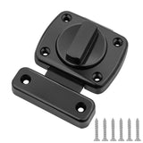 Stainless Steel Rotate Bolt Latch Anti-Theft Security Bathroom Door Lock Spring Latch, Small Silver, Small Black, Small Red Bronze, Large Silver, Large Black, Large Red Bronze, Extra Large Silver, Extra Large Black, Extra Large Red Bronze