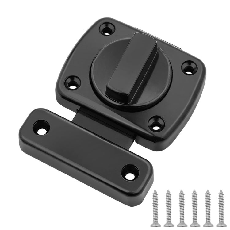 Stainless Steel Rotate Bolt Latch Anti-Theft Security Bathroom Door Lock Spring Latch, Small Silver, Small Black, Small Red Bronze, Large Silver, Large Black, Large Red Bronze, Extra Large Silver, Extra Large Black, Extra Large Red Bronze