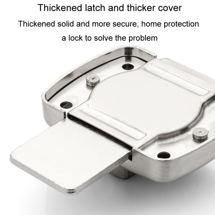 Stainless Steel Rotate Bolt Latch Anti-Theft Security Bathroom Door Lock Spring Latch, Small Silver, Small Black, Small Red Bronze, Large Silver, Large Black, Large Red Bronze, Extra Large Silver, Extra Large Black, Extra Large Red Bronze