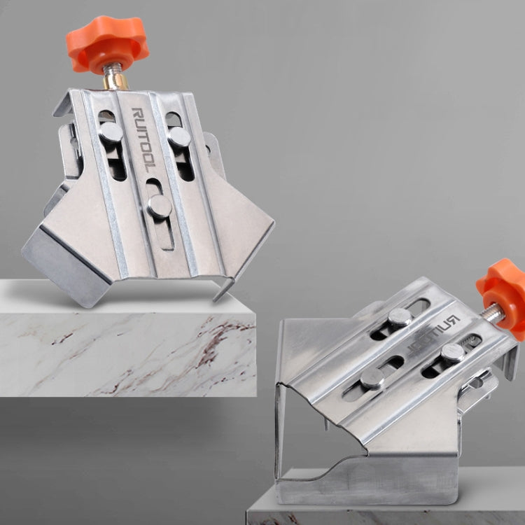 RUITOOL Woodworking Quick Splicing Positioner Stainless Steel Right Angle Fixing Clip, Opening Type, Closed Type