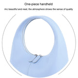Simple Niche Leather Women Bag Pure Color Design Texture Handbag