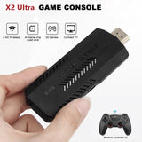 X2 Ultra Video Game Stick Console With 2.4G Double Wireless Controller, 64GB, 128GB, 256GB