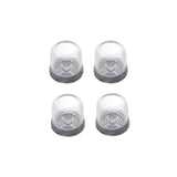 4pcs / Set Thickened Wear-Resistant Table And Chair Leg Covers Household Quiet Non-Slip Stool Foot Protector, Mini Small Round Transparent, Mini Small Round Light Gray, Mini Small Round Light Brown, Mini Small Square Transparent                        ...
